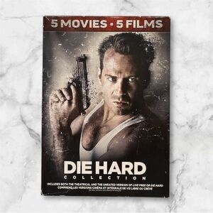 Die Hard 5-Movie Collection (5-Disc DVD Set, 2017) Bruce Willis Bonnie Bedelia